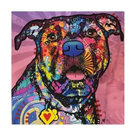 Dean Russo 'Love Face' Canvas Art,35x35